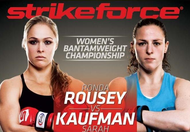 Ronda Rousey vs Sarah Kaufman 